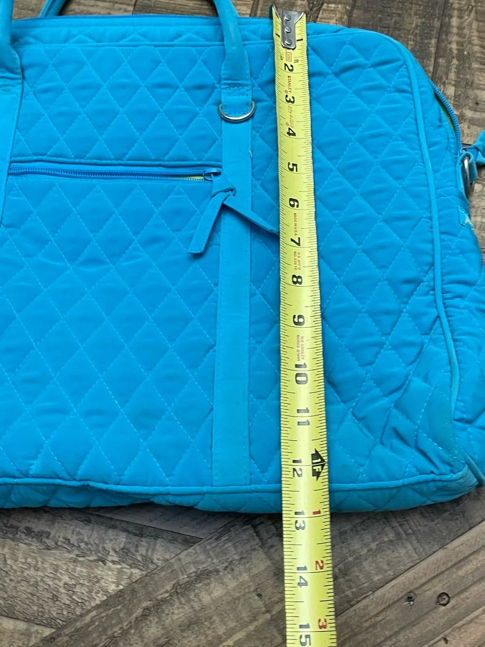 a Vera Bradley Microfiber Turquoise Large Laptop Bag.